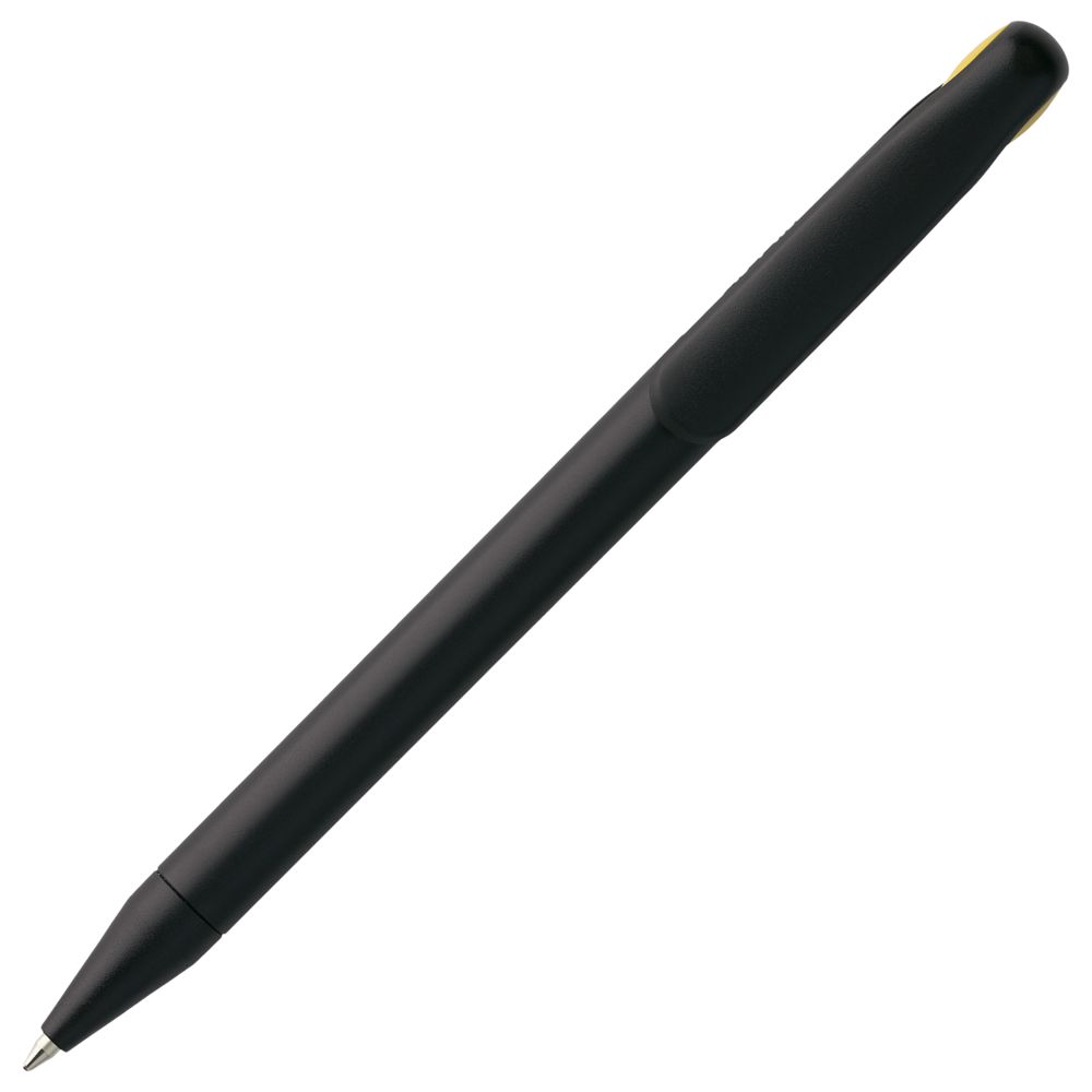 Ручка шариковая Prodir DS1 TMM Dot, черная с желтым-4