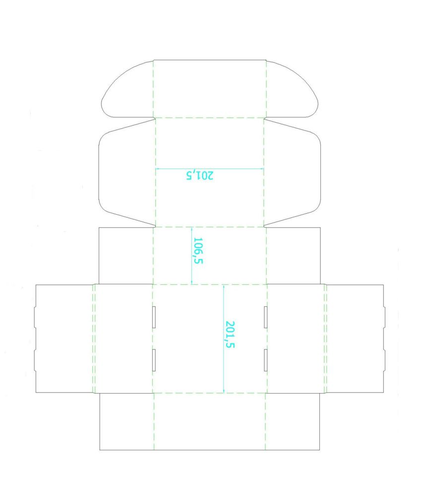 Коробка Medio, белая-3