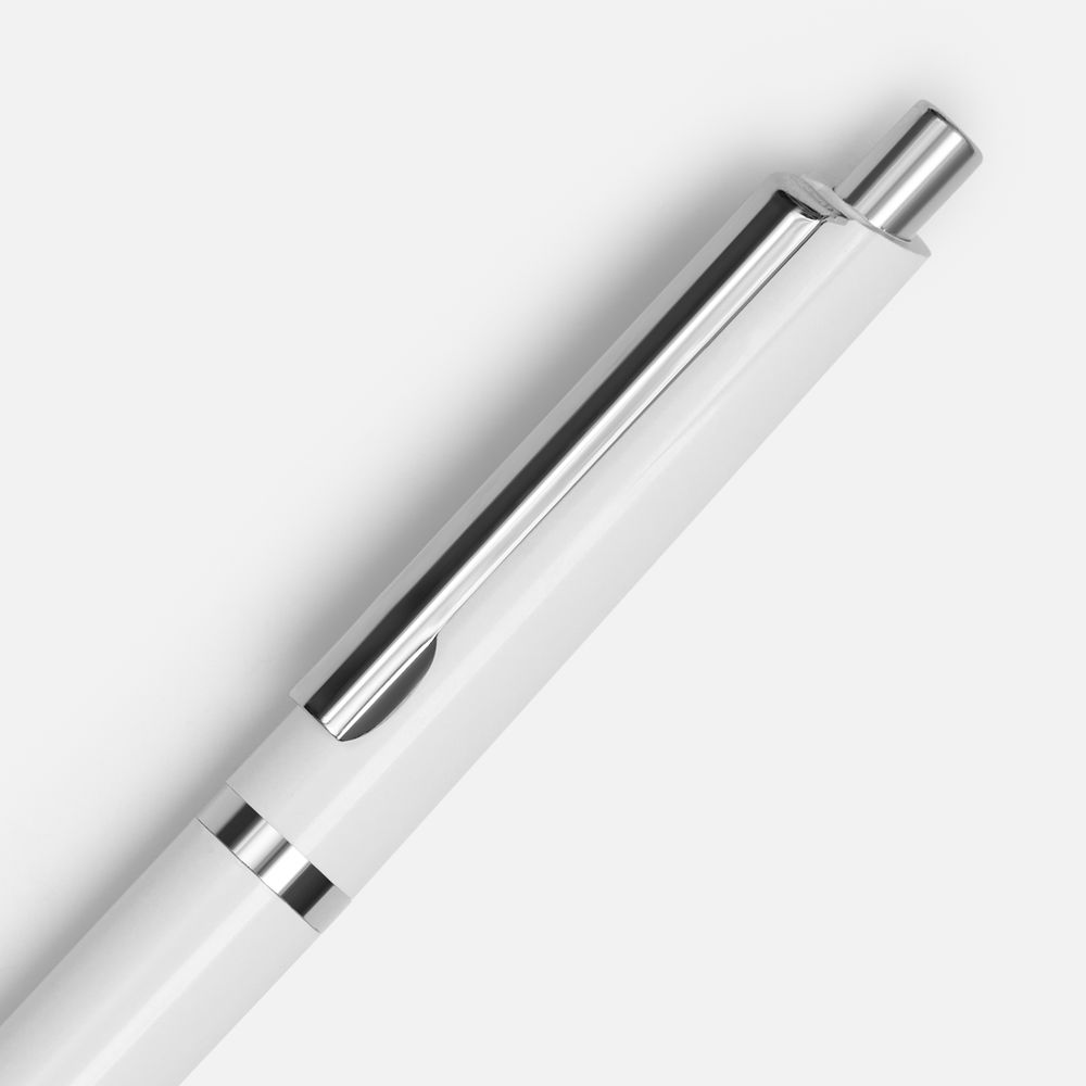 Ручка шариковая Classic, белая-3