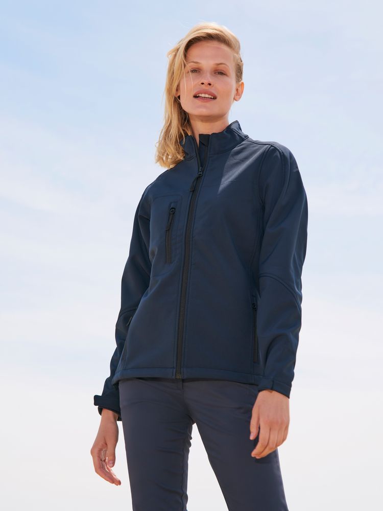 Куртка женская на молнии Roxy 340, серый меланж, размер S-4