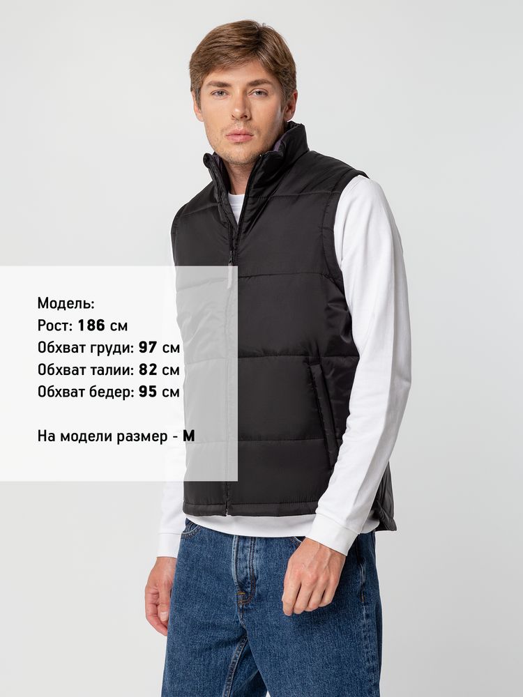 Жилет Warm черный, размер 3XL-6