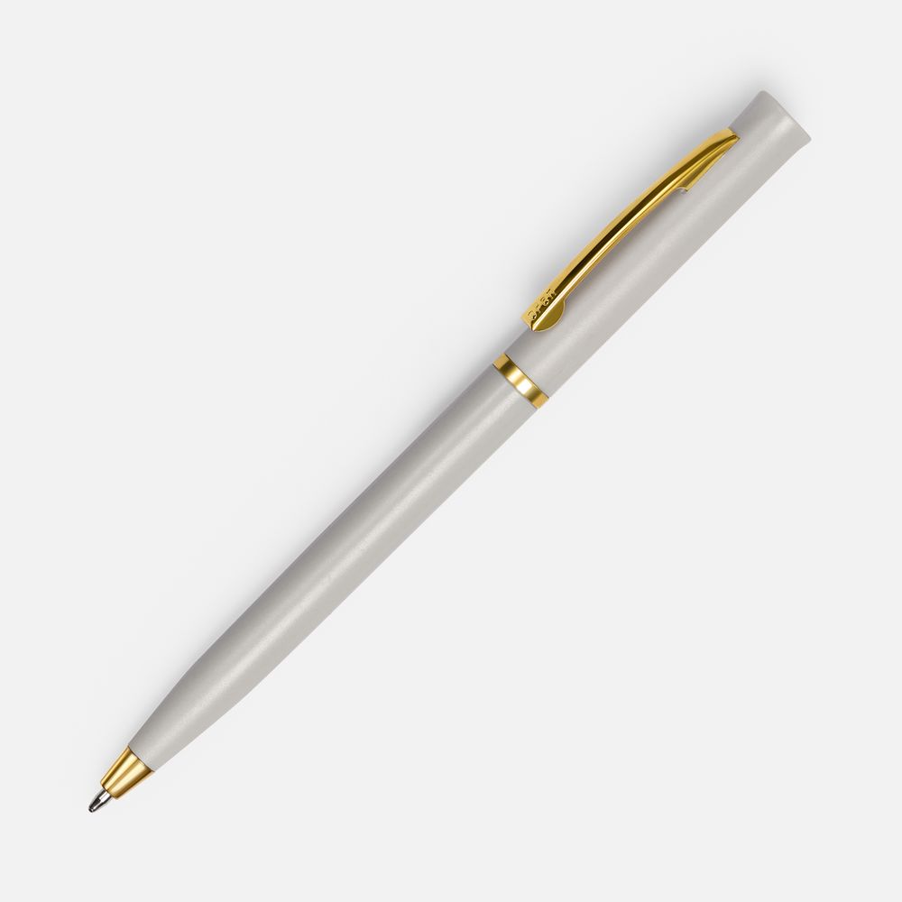 Ручка шариковая Euro Gold, серая-1