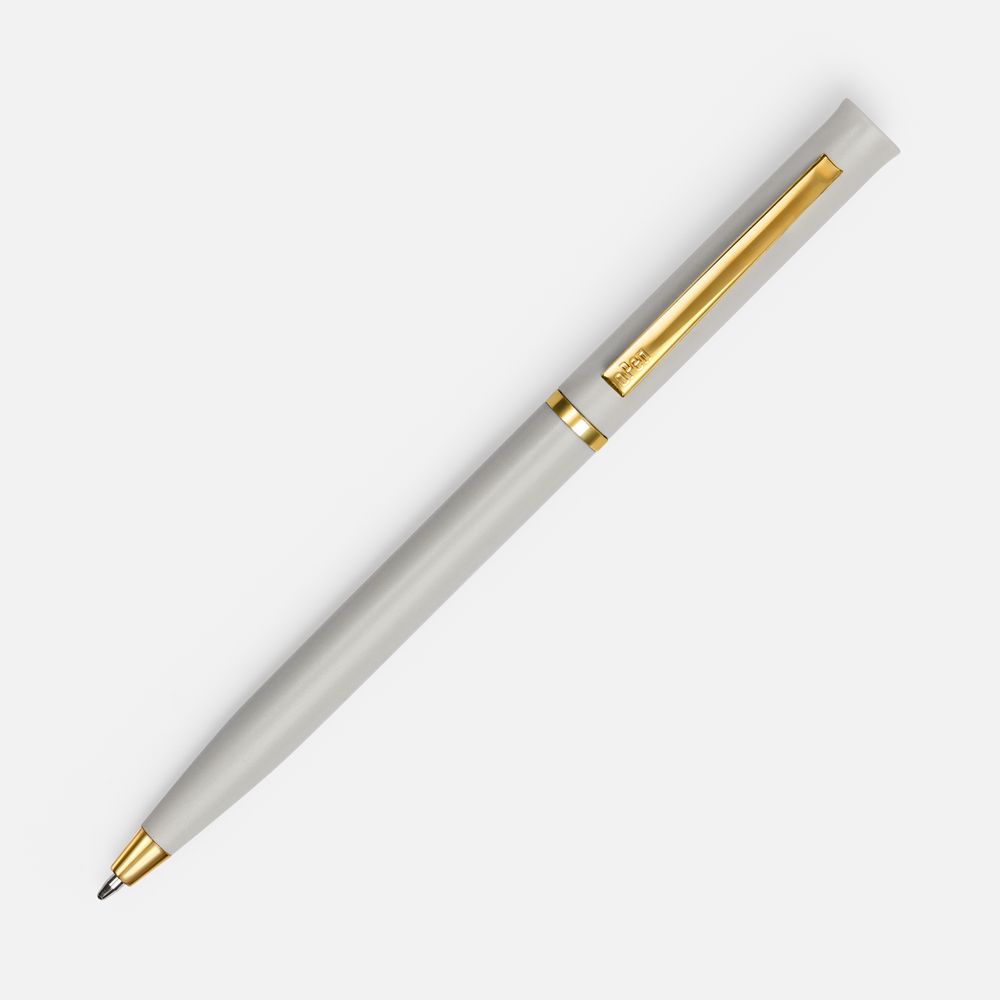 Ручка шариковая Euro Gold, серая-2