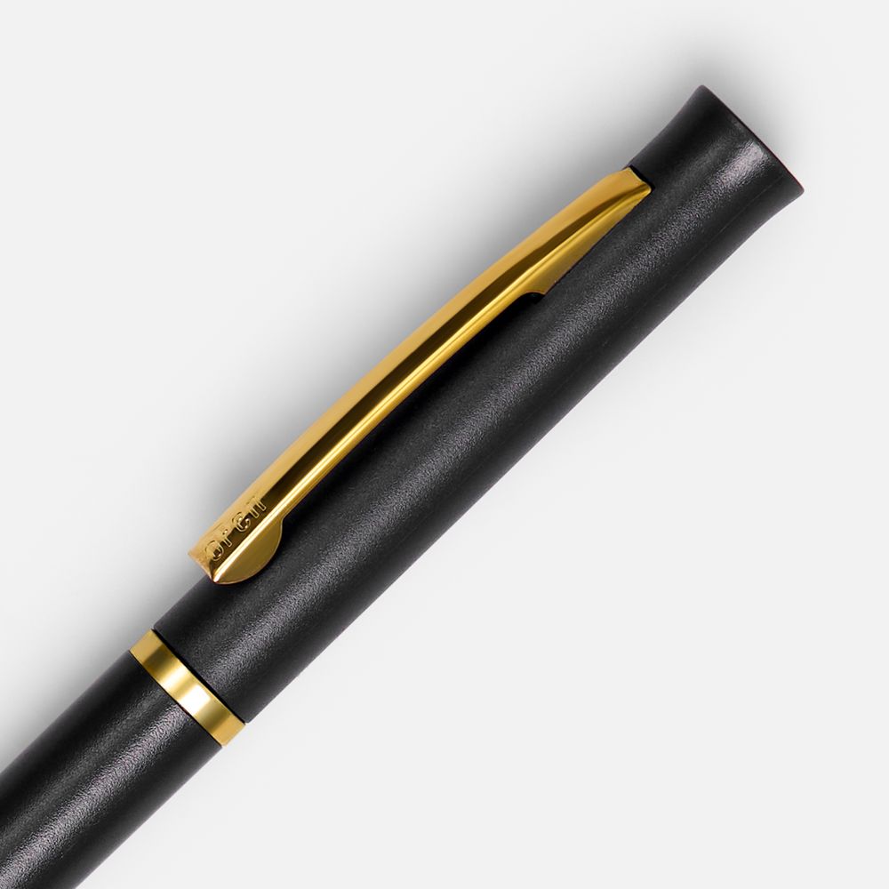 Ручка шариковая Euro Gold, черная-3