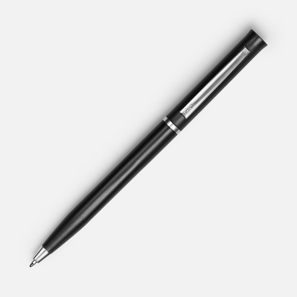 Ручка шариковая Euro Chrome, черная-2