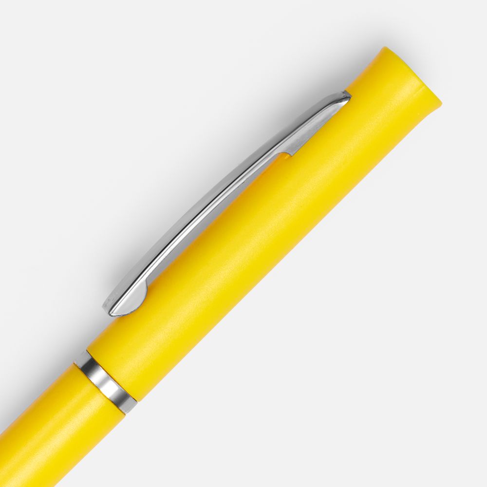 Ручка шариковая Euro Chrome, желтая-3