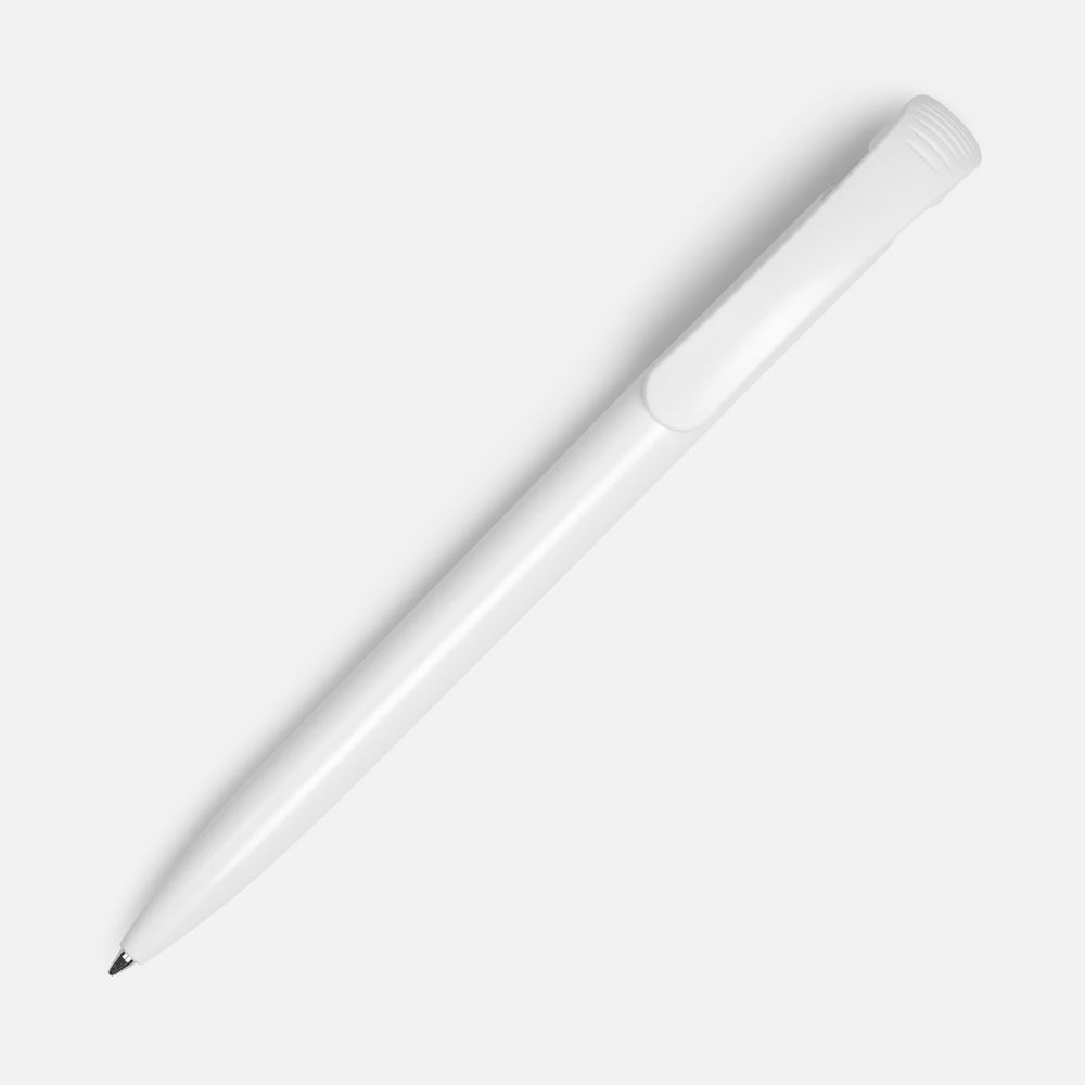 Ручка шариковая Clear Solid, белая-2