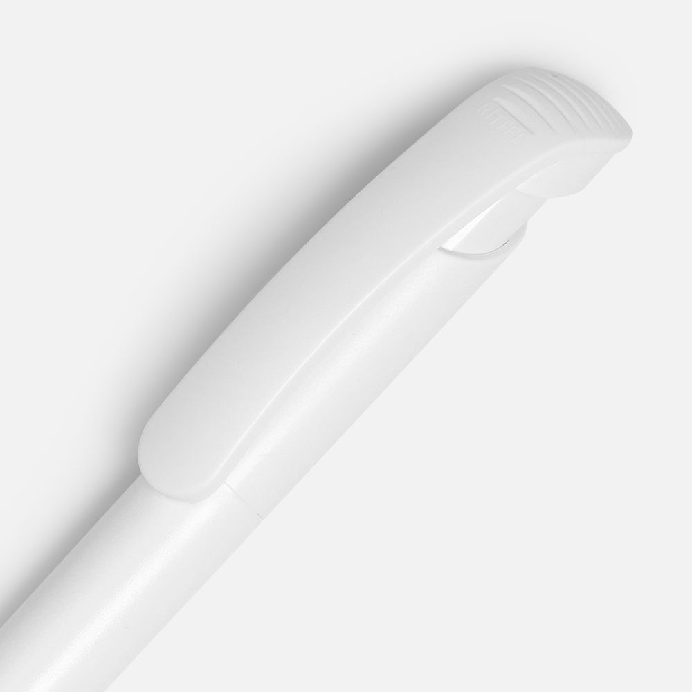 Ручка шариковая Clear Solid, белая-3