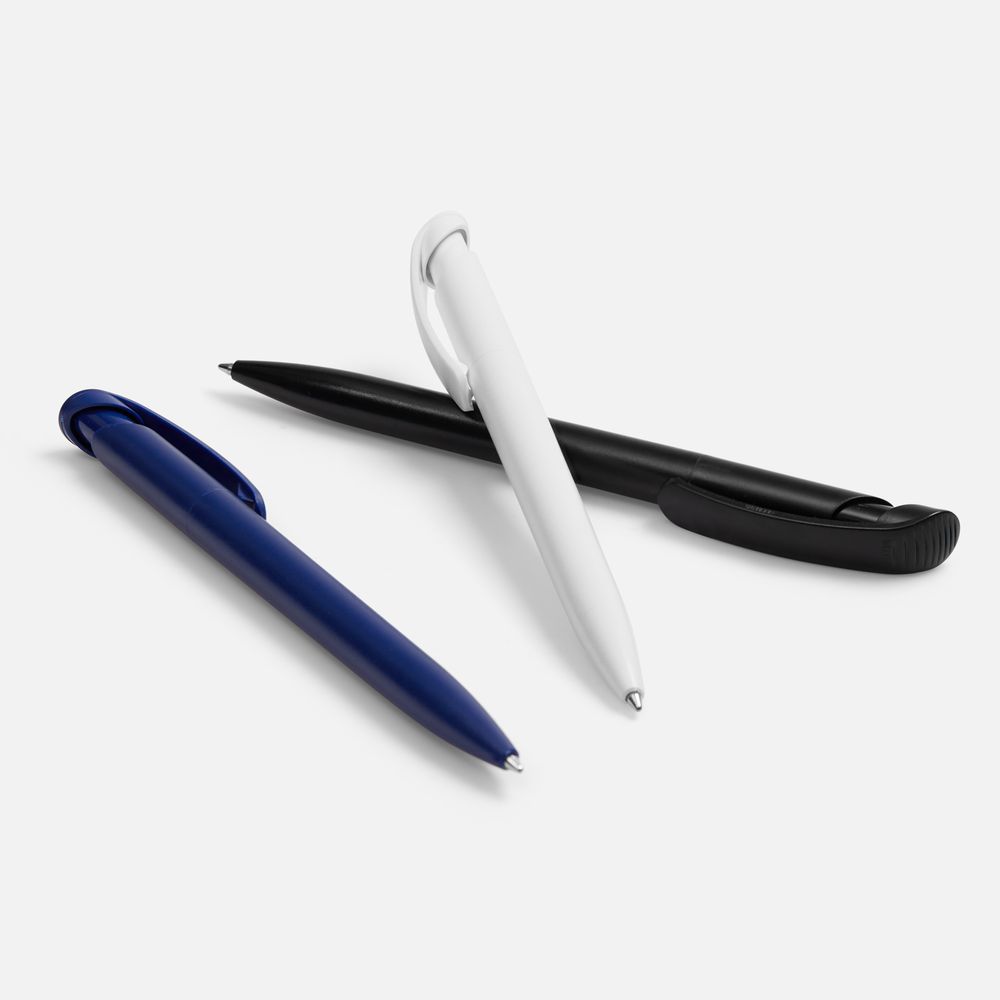 Ручка шариковая Clear Solid, белая-5