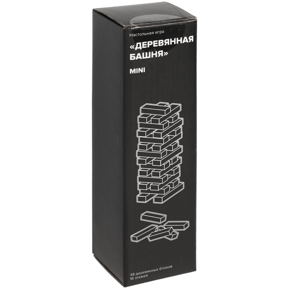 Игра «Деревянная башня мини», синяя-3