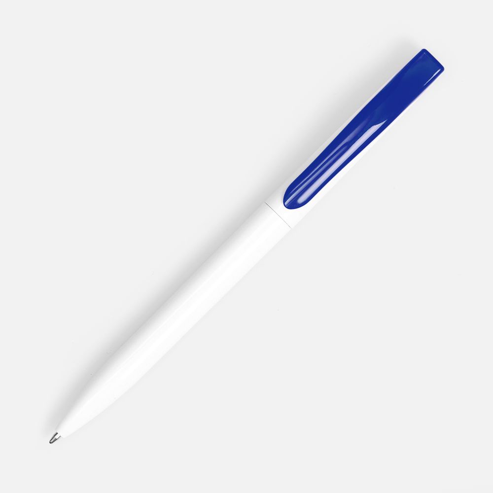 Ручка шариковая Pin, белая с синим-2
