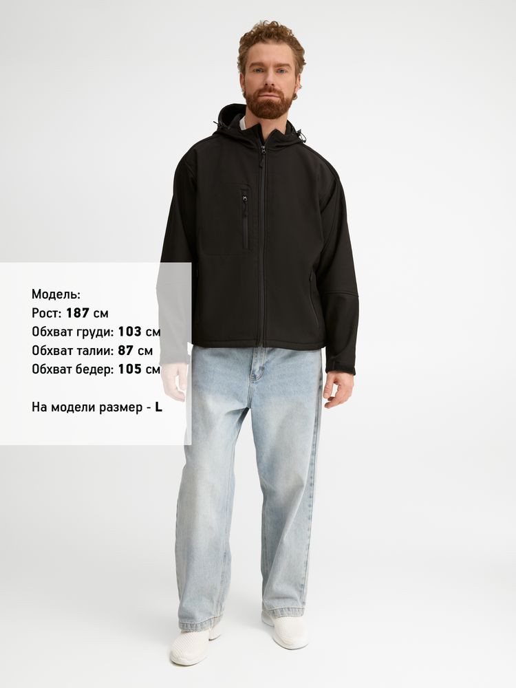 Куртка мужская с капюшоном Replay Men 340 черная, размер XS-8