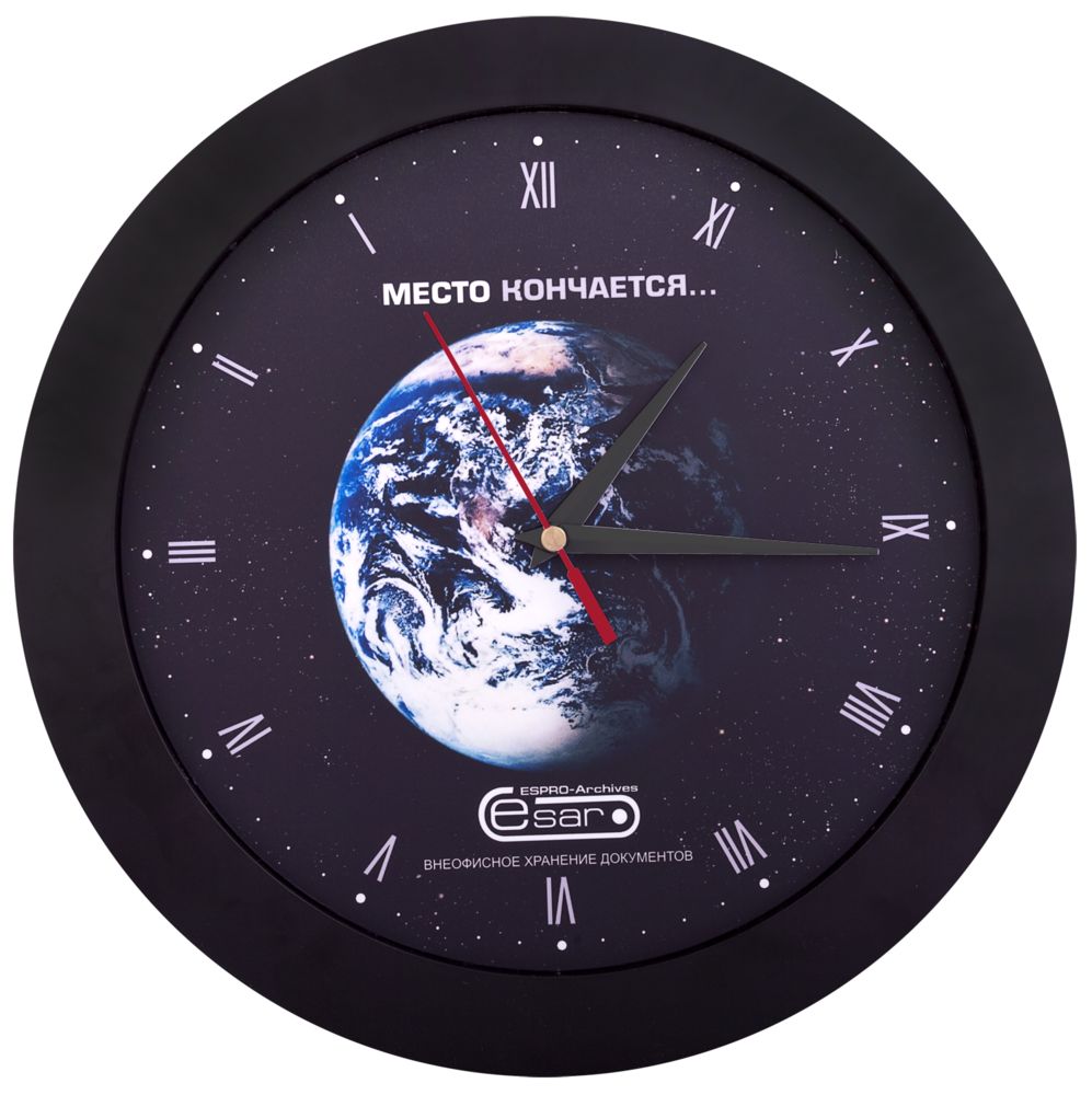 Часы настенные Vivid Large, черные-1