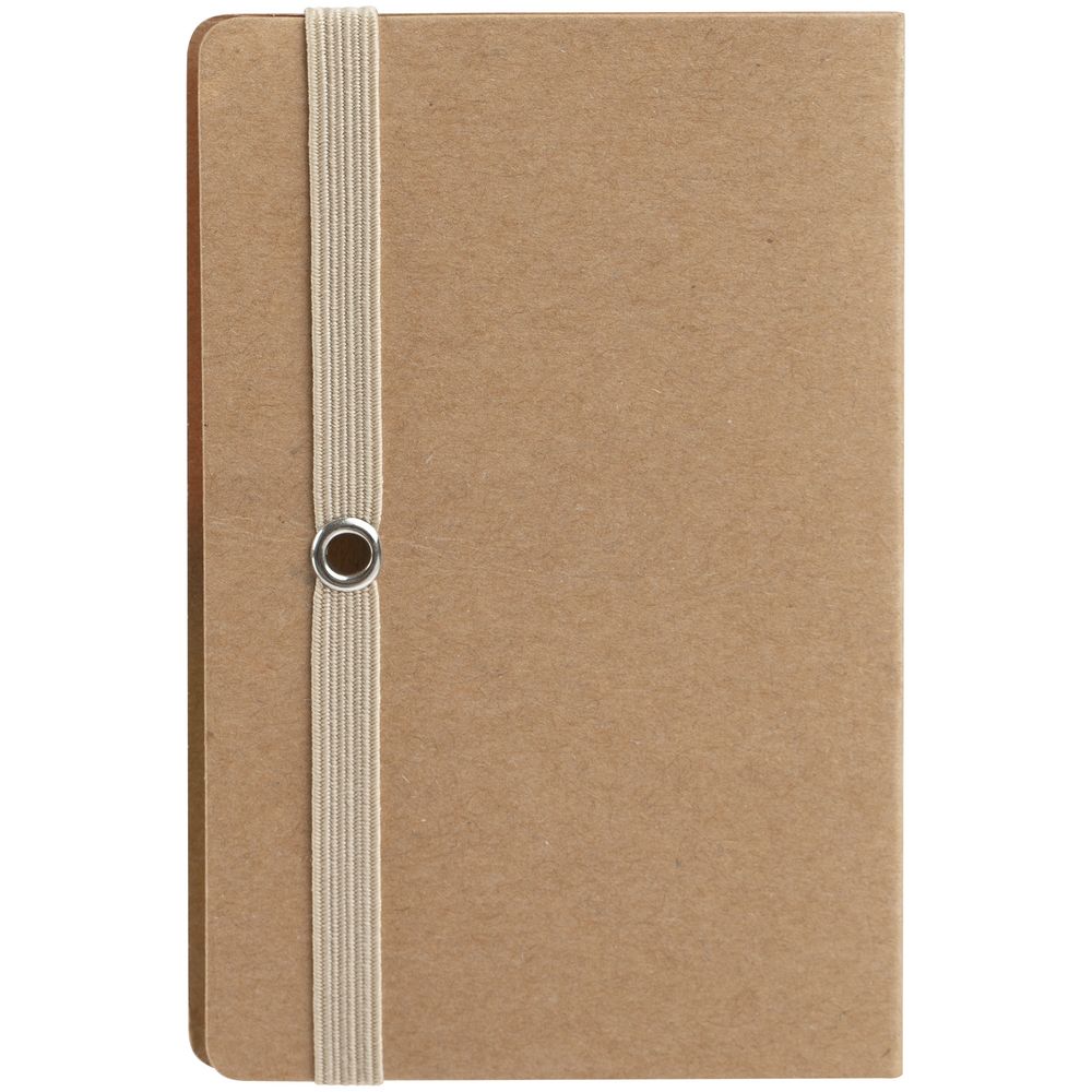 Футляр для визитки Eco Holder со стикерами, крафт-3