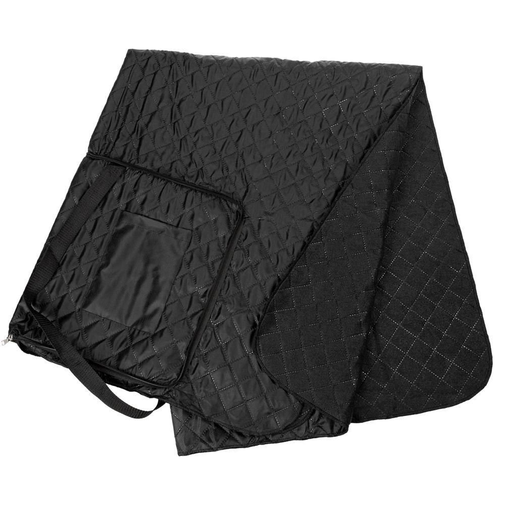 Плед для пикника Soft & Dry, черный-3