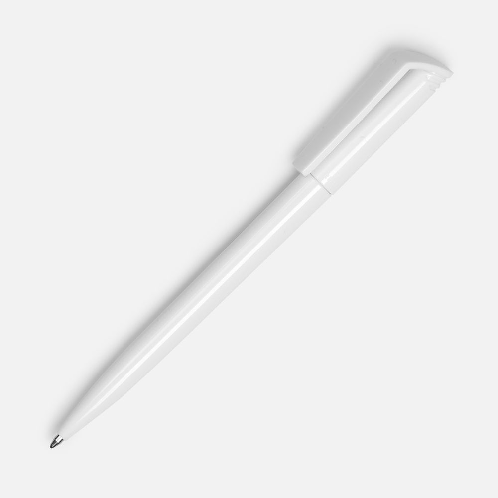 Ручка шариковая Flip, белая-1