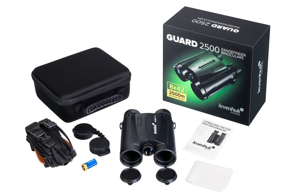 Бинокль с дальномером Guard 2500-10