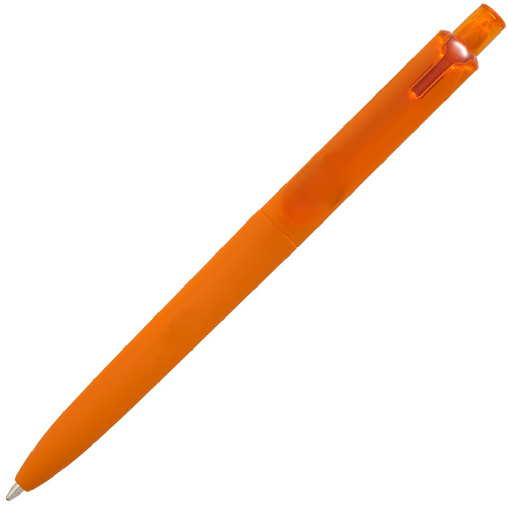 Ручка шариковая Prodir DS8 PRR-T Soft Touch, оранжевая-2