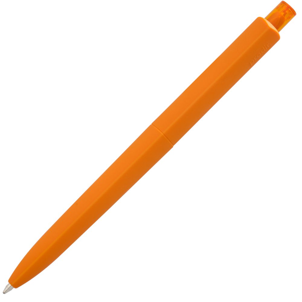 Ручка шариковая Prodir DS8 PRR-T Soft Touch, оранжевая-4