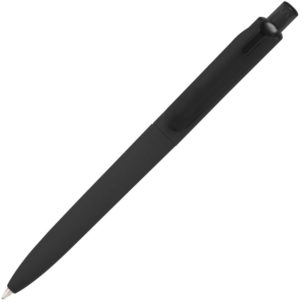 Ручка шариковая Prodir DS8 PRR-T Soft Touch, черная-2