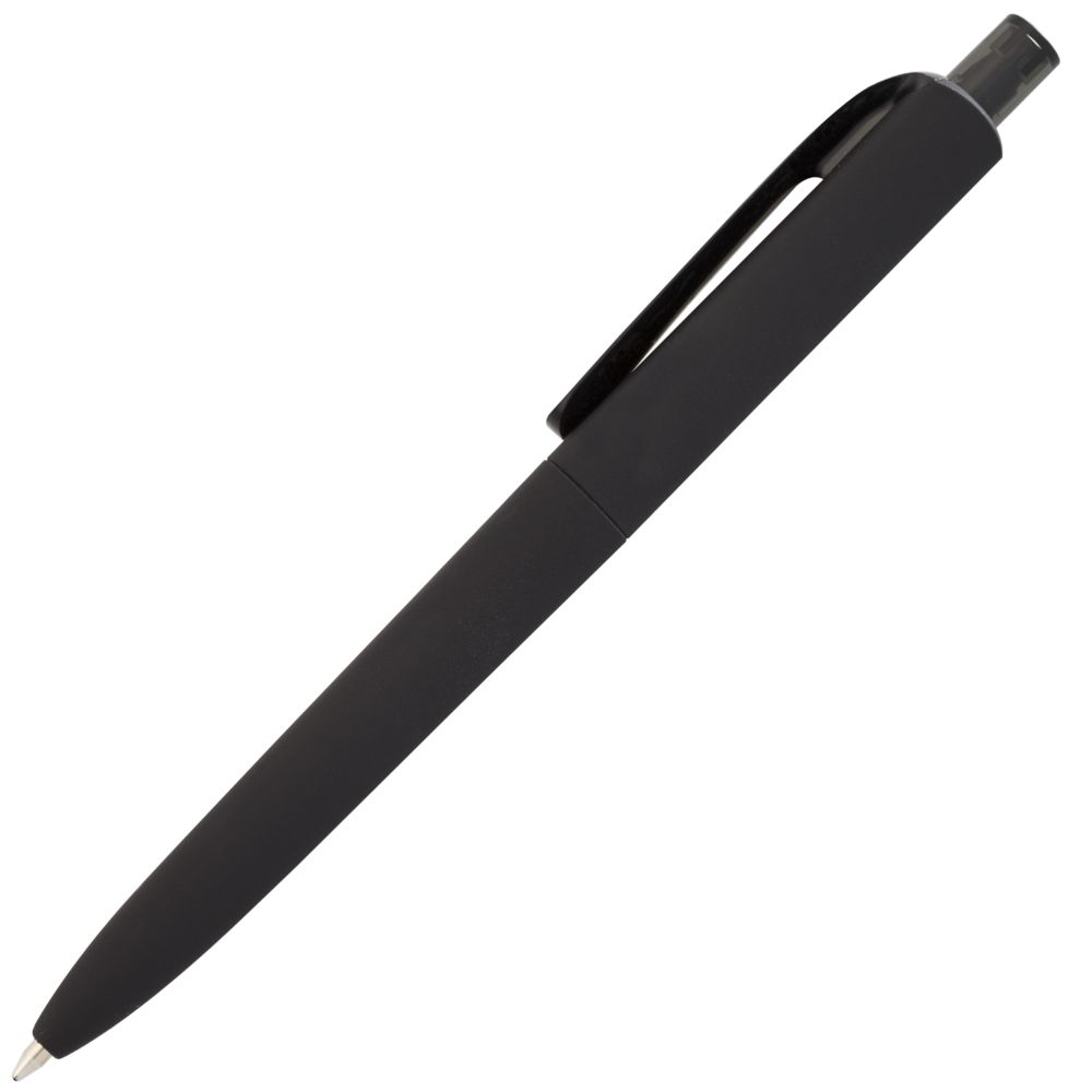 Ручка шариковая Prodir DS8 PRR-T Soft Touch, черная-3