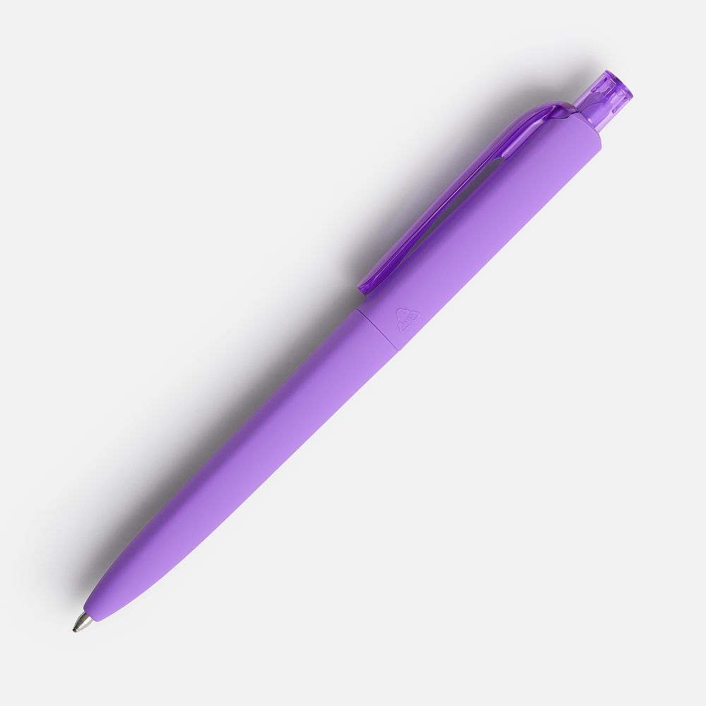 Ручка шариковая Prodir DS8 PRR-T Soft Touch, фиолетовая-3