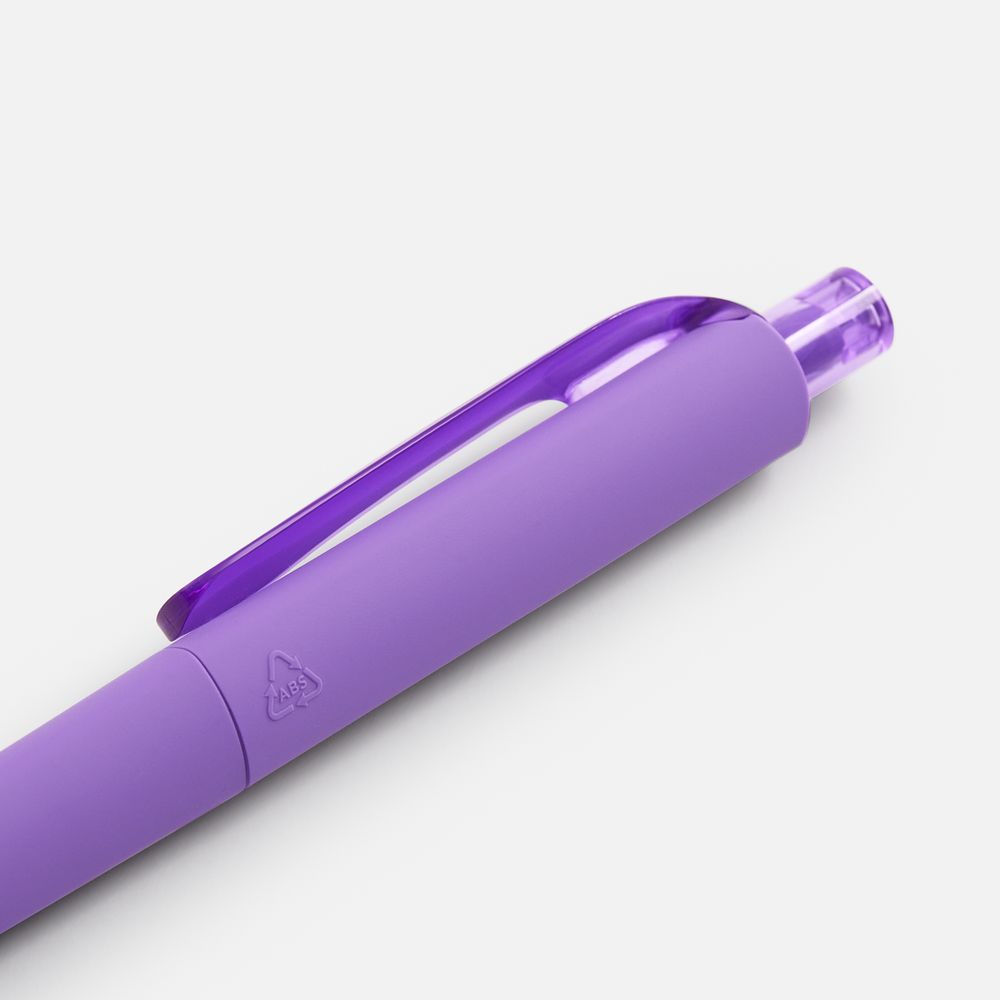 Ручка шариковая Prodir DS8 PRR-T Soft Touch, фиолетовая-4