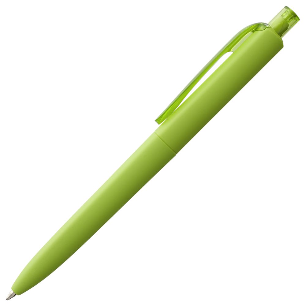 Ручка шариковая Prodir DS8 PRR-T Soft Touch, зеленая-2