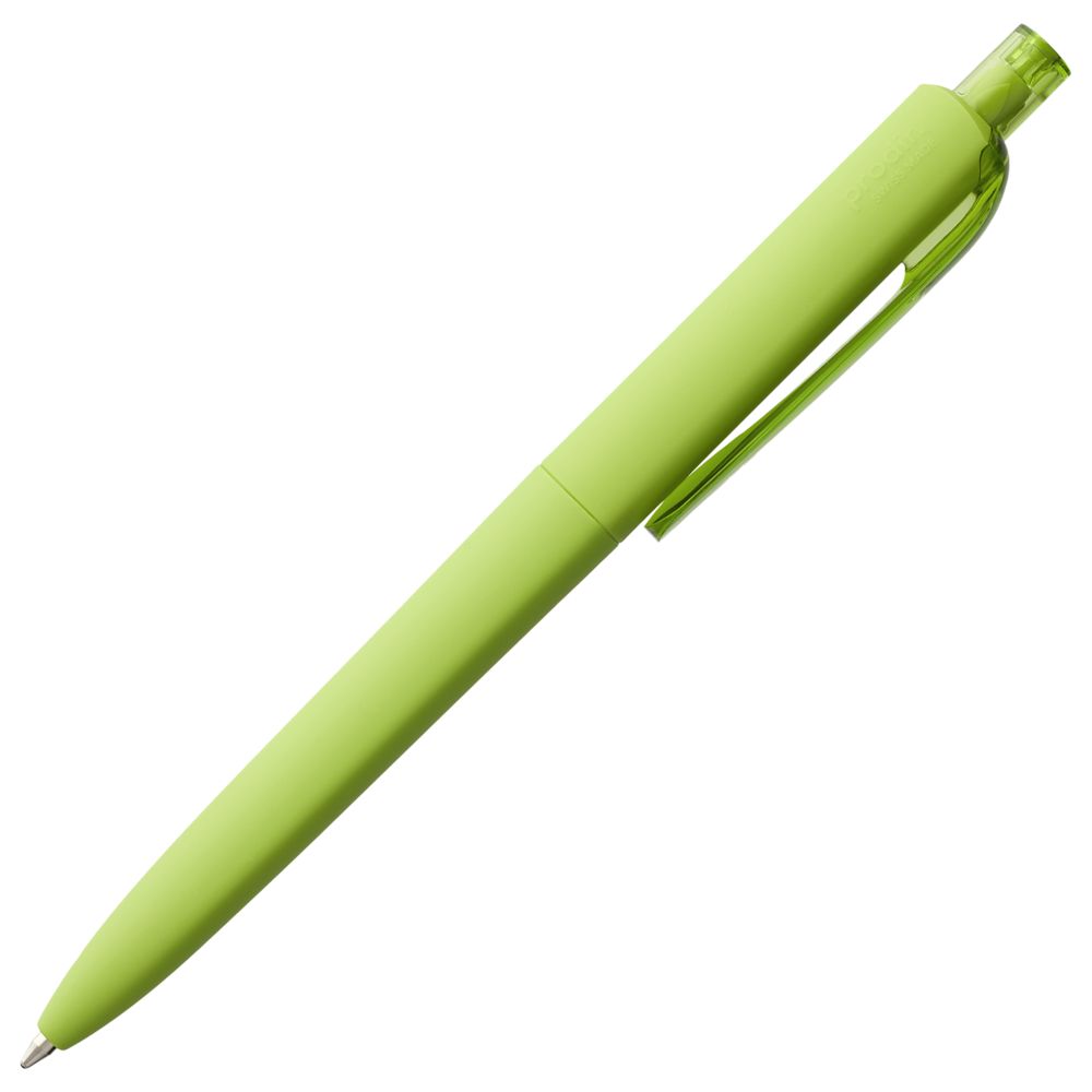 Ручка шариковая Prodir DS8 PRR-T Soft Touch, зеленая-3
