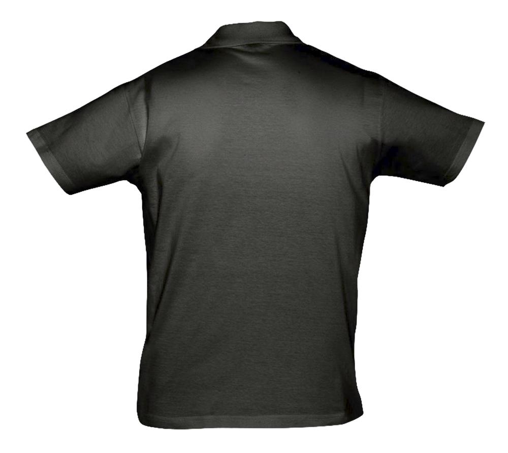 Рубашка поло мужская Prescott men 170 черная, размер S-2