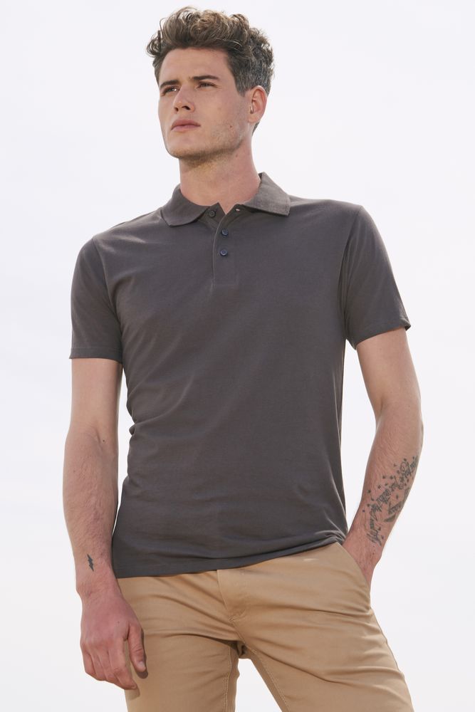 Рубашка поло мужская Prescott men 170 кобальт (темно-синяя), размер S-4
