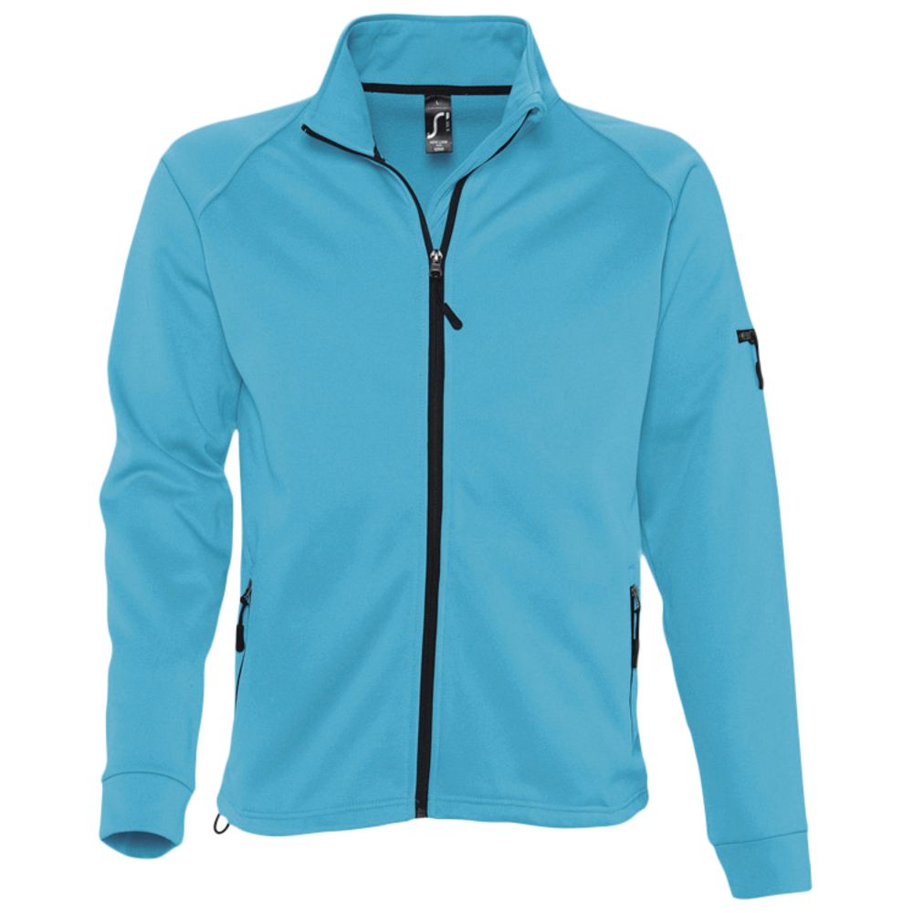 Куртка флисовая мужская New look men 250 бирюзовая, размер S-1