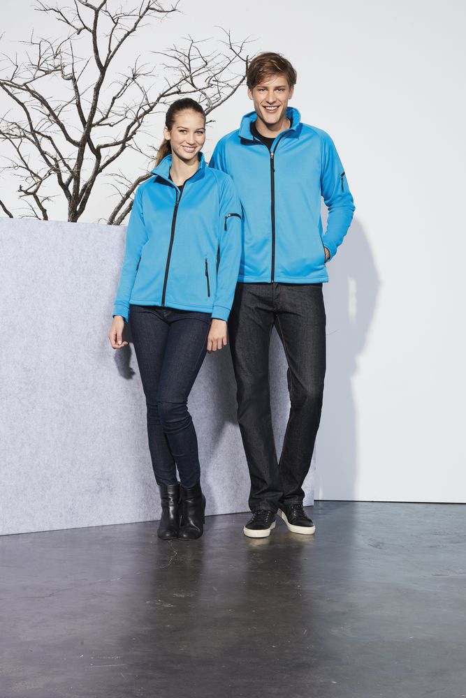 Куртка флисовая мужская New look men 250 бирюзовая, размер S-5