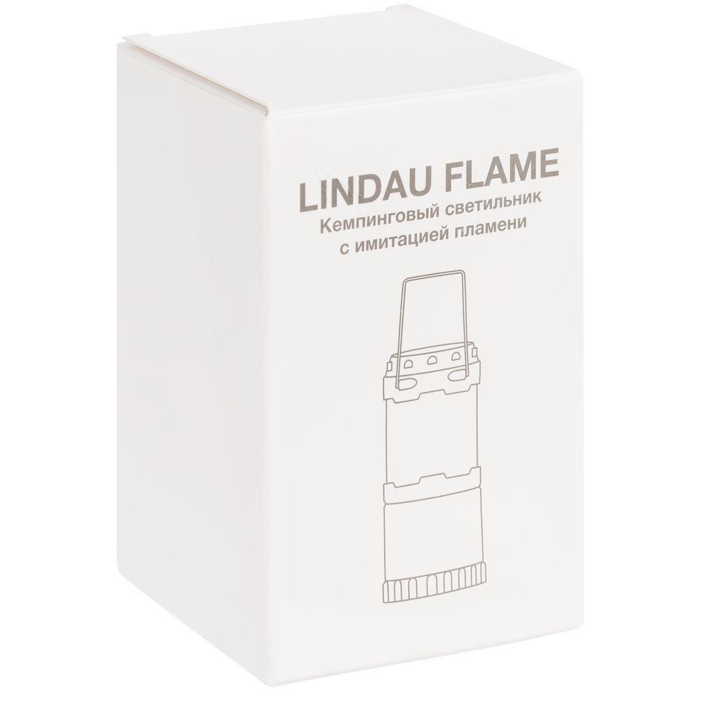 Кемпинговый фонарь с имитацией пламени Lindau Flame, черный-6