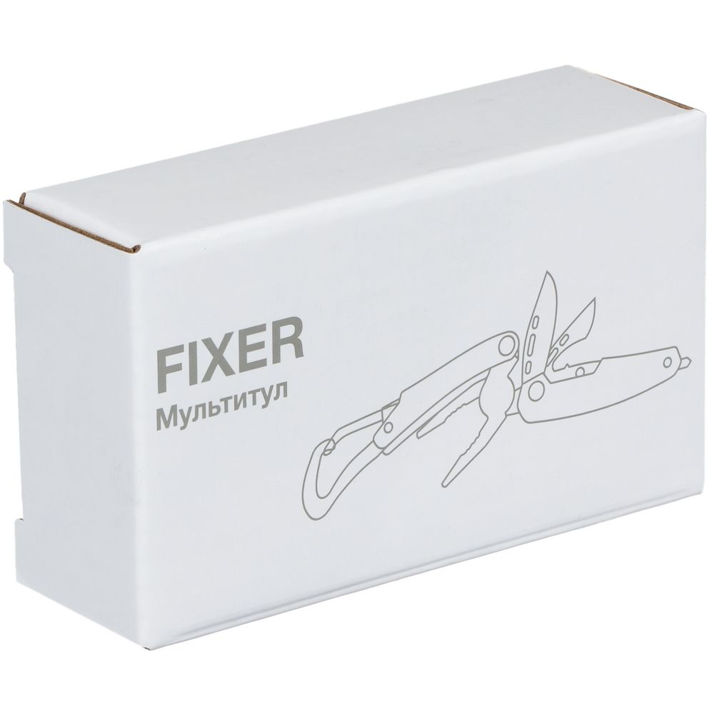 Мультитул Fixer, серебристый-16