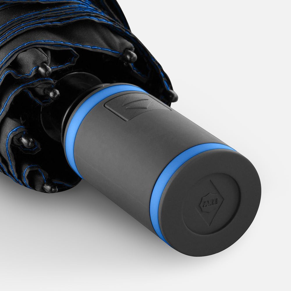 Зонт складной AOC Mini с цветными спицами, синий-8