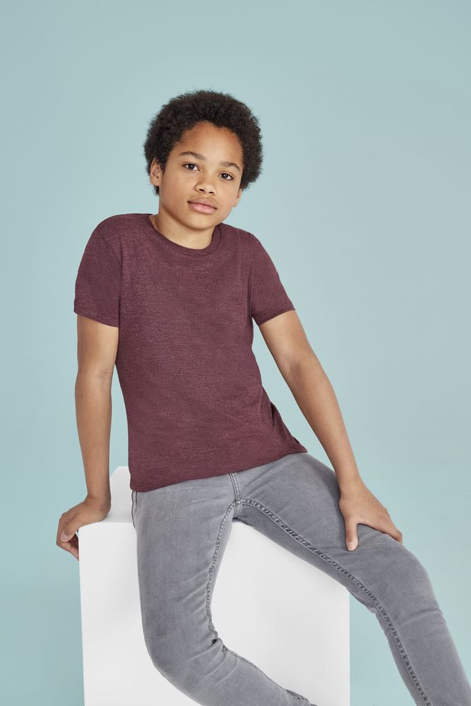 Футболка детская Regent Fit Kids бирюзовая, на рост 96-104 см (4 года)-4