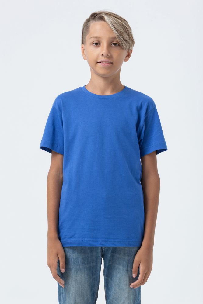 Футболка детская Regent Fit Kids, ярко-синяя, на рост 118-128 см (8 лет)-4