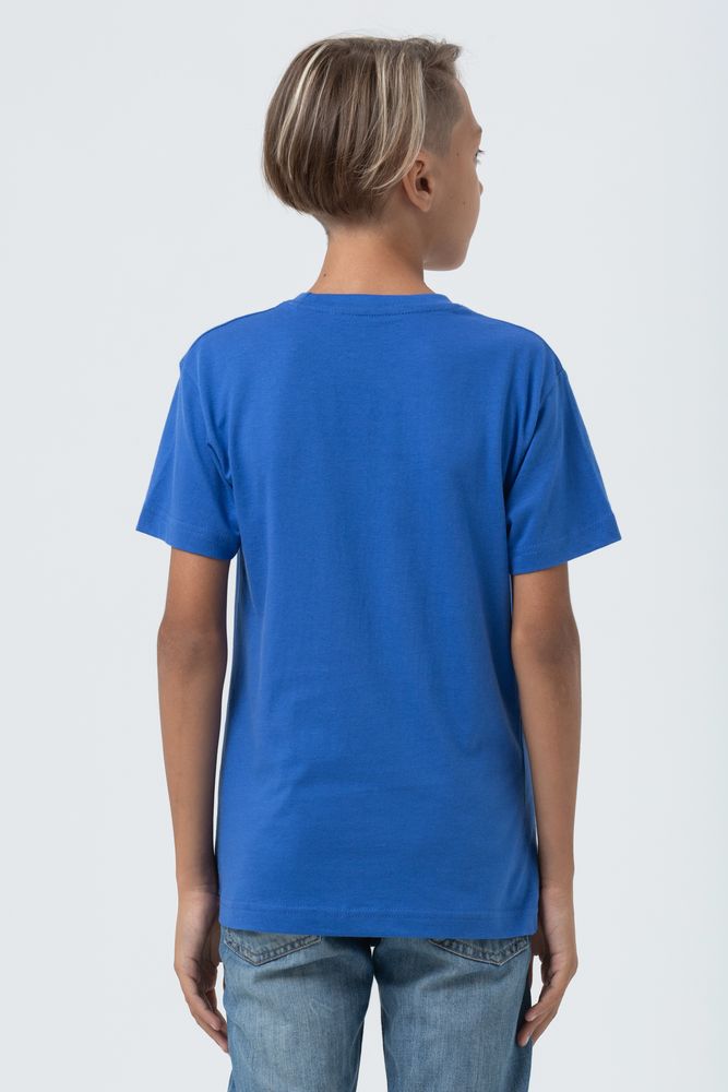 Футболка детская Regent Fit Kids, ярко-синяя, на рост 118-128 см (8 лет)-5
