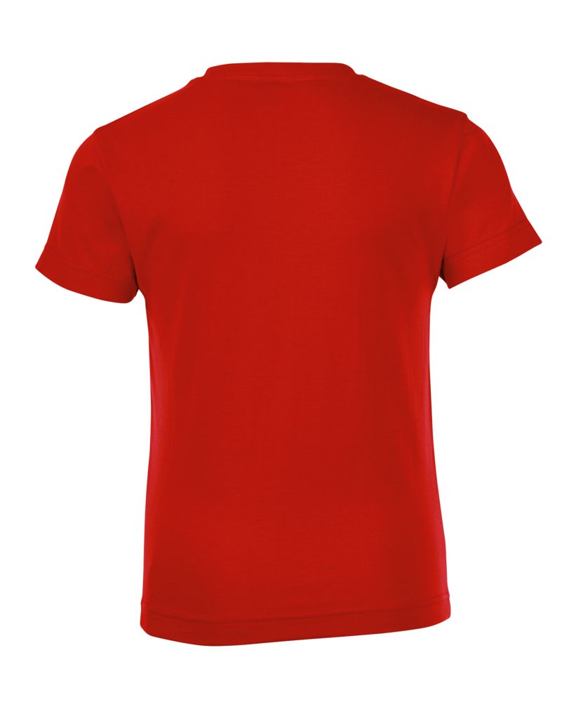 Футболка детская Regent Fit Kids, красная, на рост 96-104 см (4 года)-3
