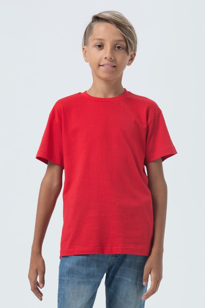 Футболка детская Regent Fit Kids, красная, на рост 96-104 см (4 года)-4