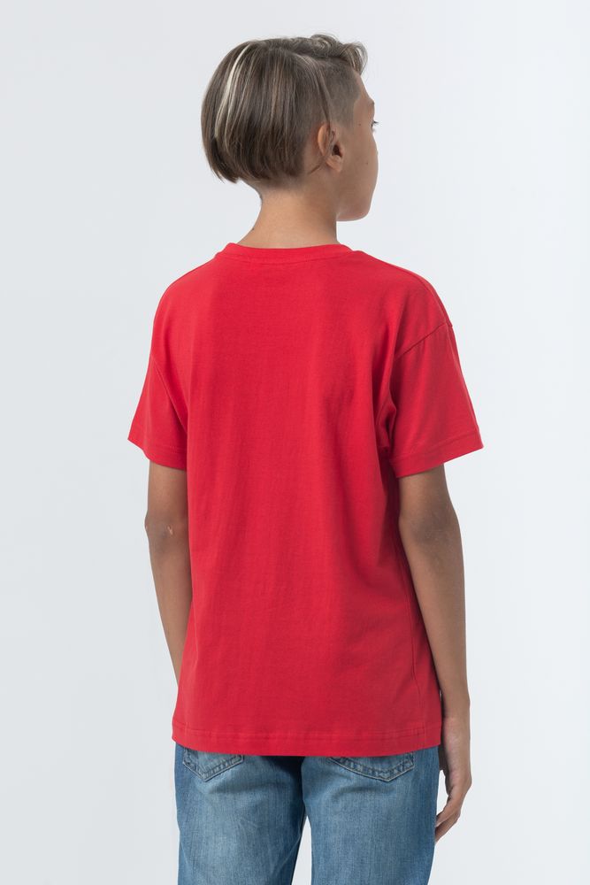 Футболка детская Regent Fit Kids, красная, на рост 96-104 см (4 года)-5