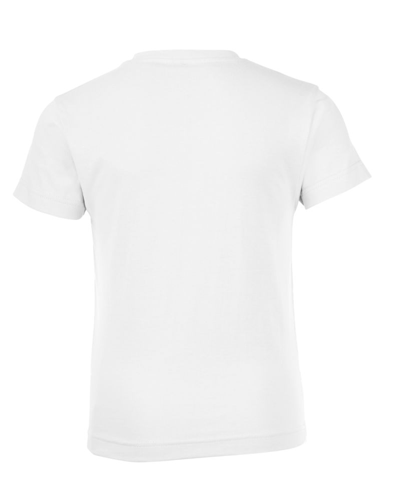 Футболка детская Regent Fit Kids, белая, на рост 96-104 см (4 года)-3