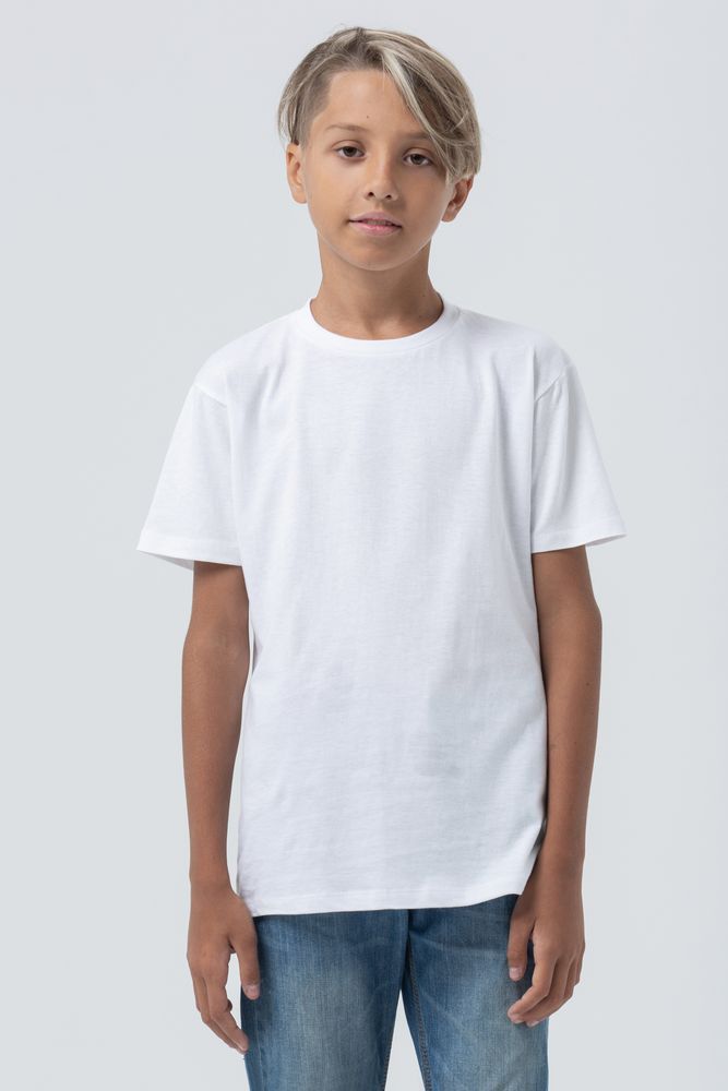 Футболка детская Regent Fit Kids, белая, на рост 96-104 см (4 года)-4