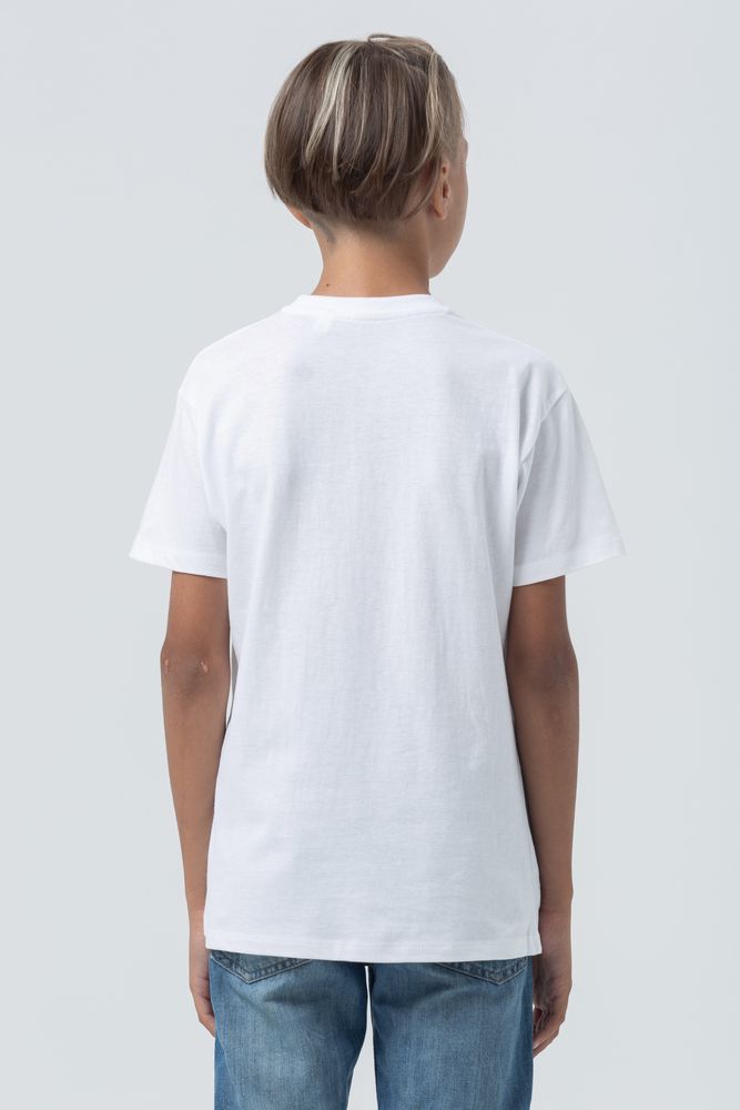Футболка детская Regent Fit Kids, белая, на рост 96-104 см (4 года)-5