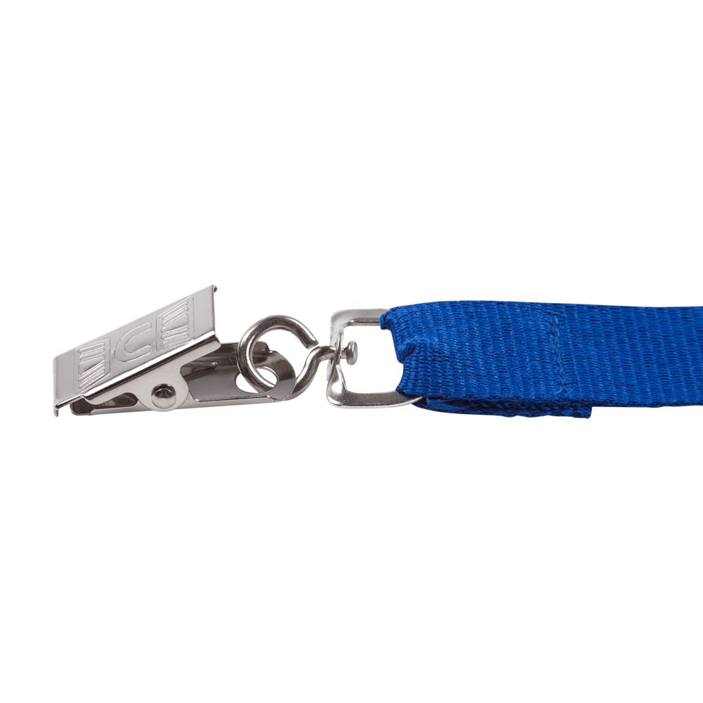 Лента для бейджа Neckband, синяя-3