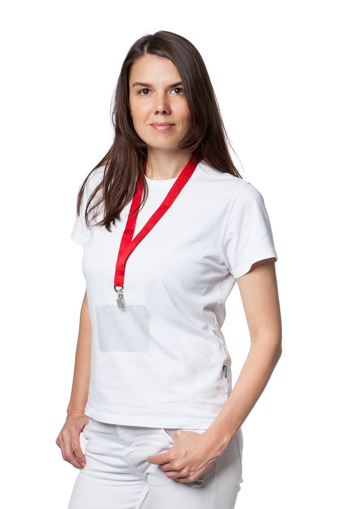 Лента для бейджа Neckband, синяя-4