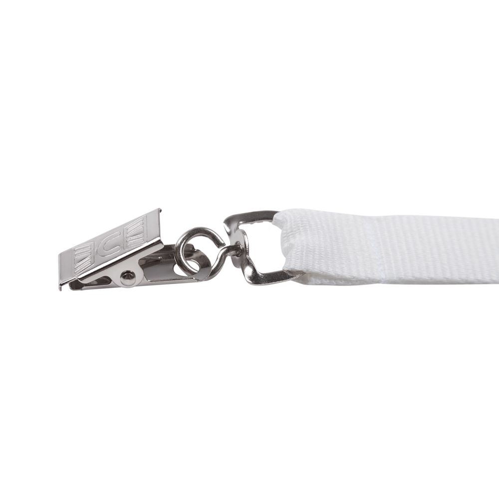 Лента для бейджа Neckband, белая-3