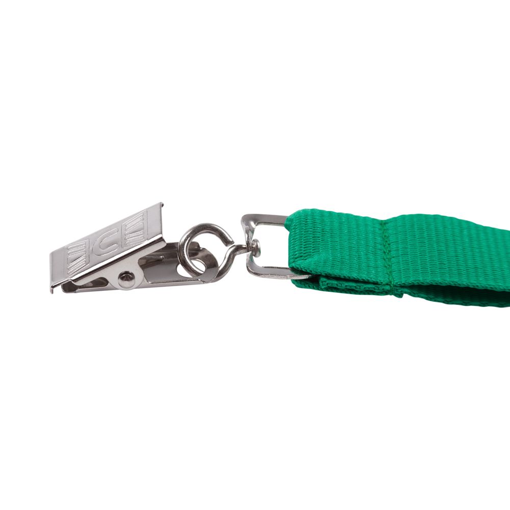 Лента для бейджа Neckband, зеленая-3