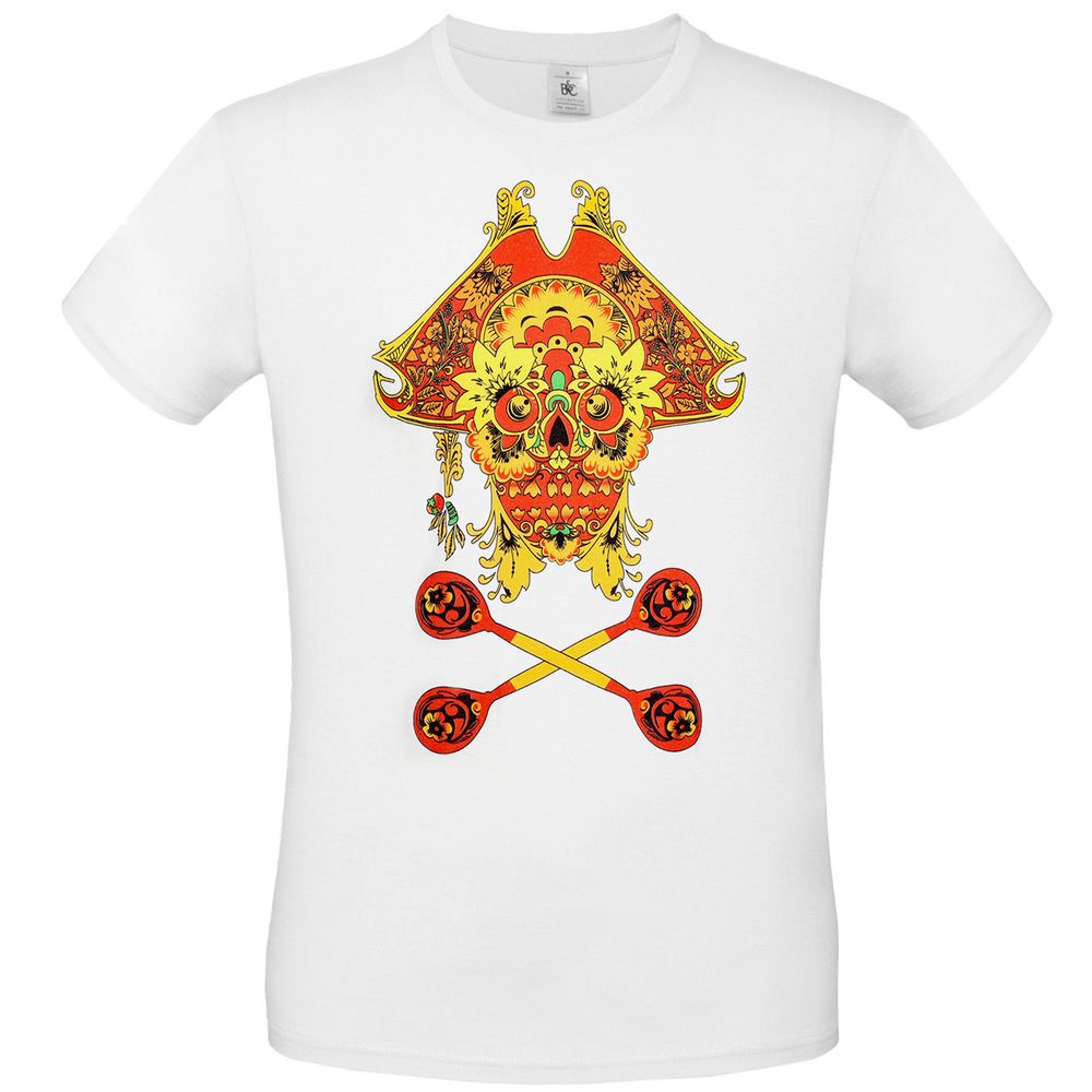 Футболка Yo Ho Hohloma, белая, размер XS-2